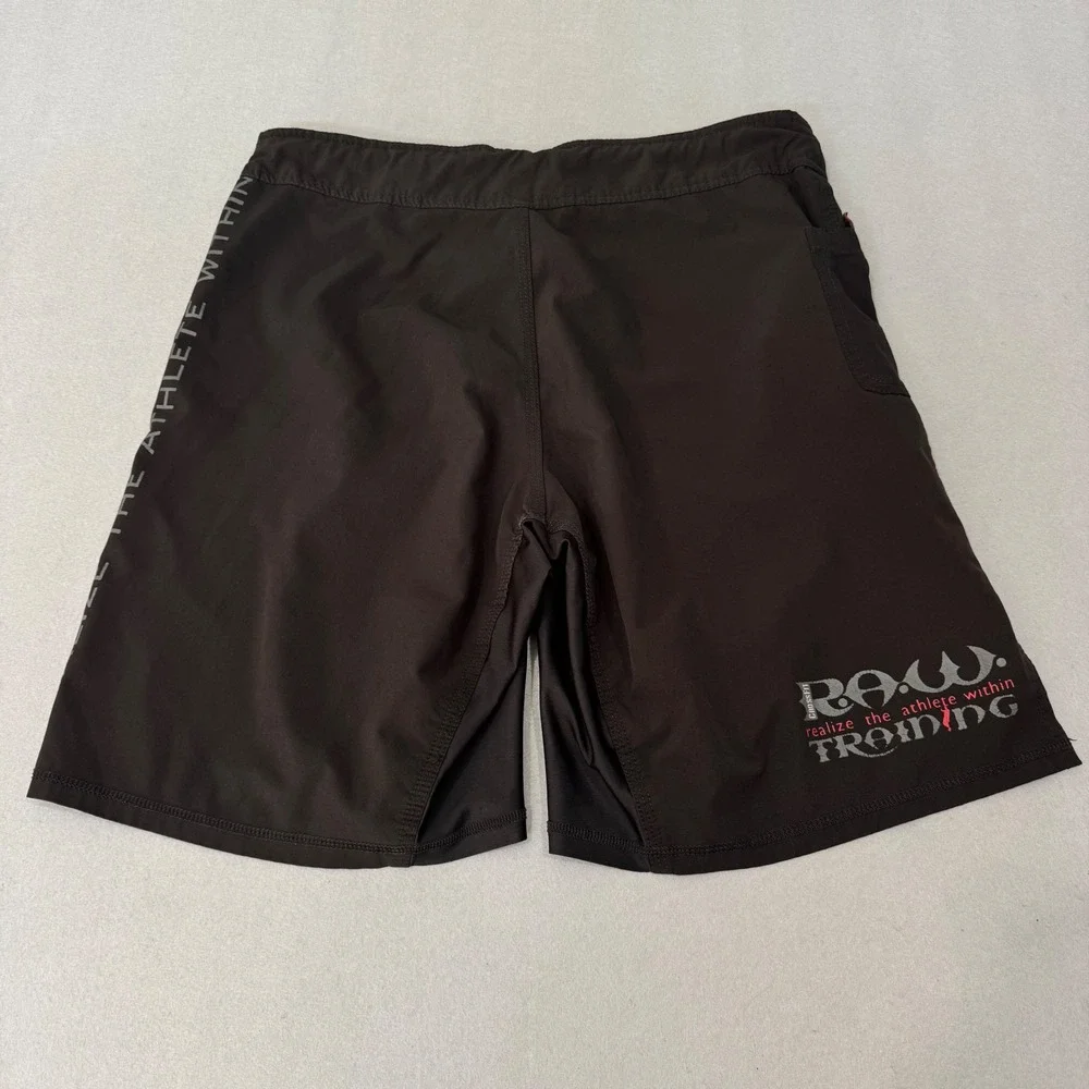 RealXtreme‎ CrossFit Training Shorts Mens 34 Black RAW Realize Athlete Within